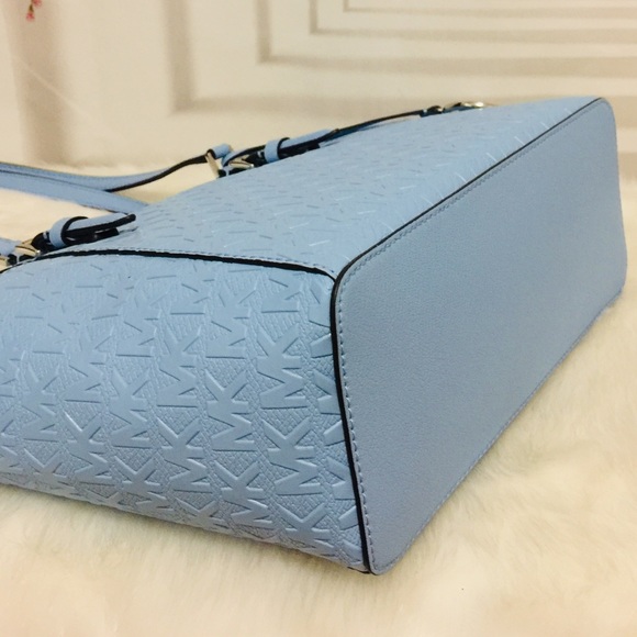 Michael Kors Charlotte Debossed Tote Bag - Picture 5 of 14